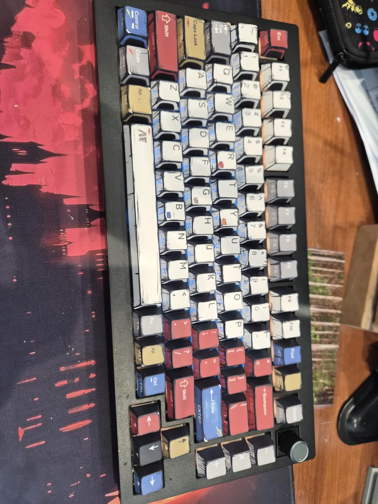 137 Versatile PBT Keycaps, No Tearing, Never Fade & Non-Slip, Vibrant RGB Backlit Keycaps for Mechanical Keyboard (Typing, Gaming, Anime Passion) Ergonomic (Doubleshot MX, Fit All Layout) customer photo 2