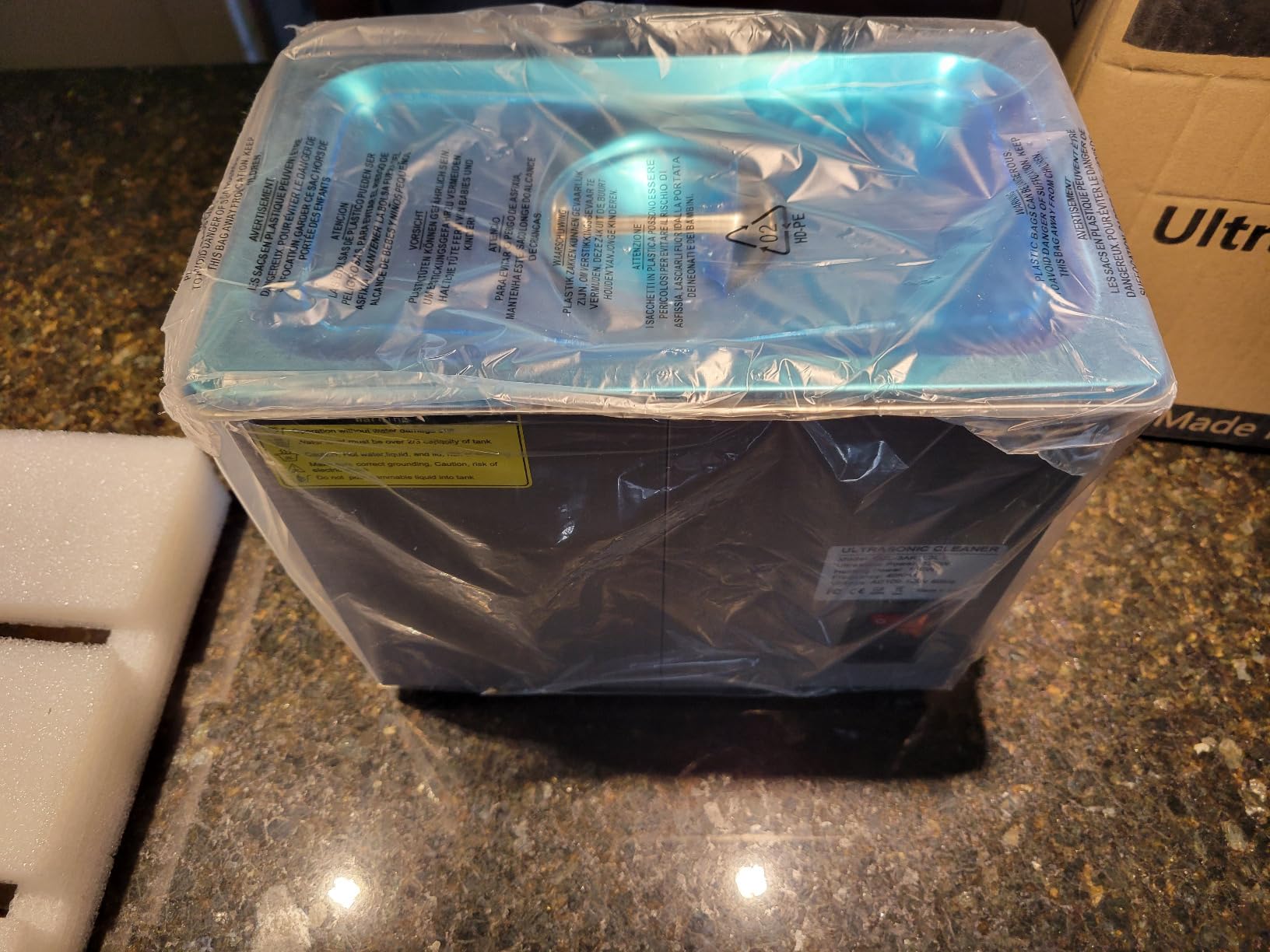 ONEZILI Ultrasonic Cleaner, 6L Adjustable time and Temperature Parts Cleaner, 180W High Power Ultrasonic Machine, Deep Cleaning Small Carburetors, Bike Chains, Engine Parts, Firearm Parts, Brass customer photo 2