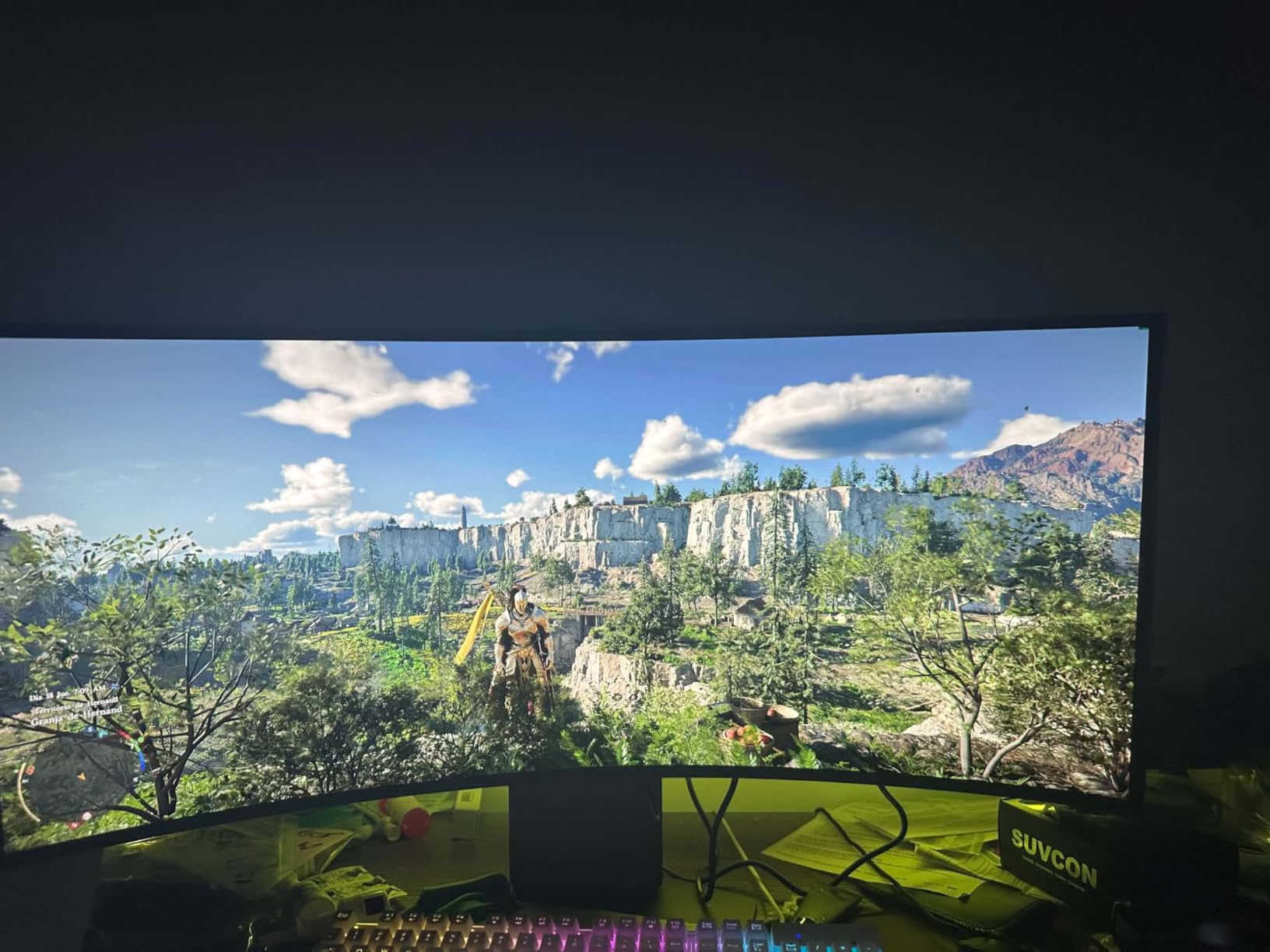 LG 34GX900A-B 34-Inch Ultragear WQHD (3440 x 1440) OLED Curved Gaming Monitor, 240Hz, 0.03ms, NVIDIA G-Sync, VESA DisplayHDR True Black 400, HDMI 2.1, DisplayPort, USB Type-C PD 65W, Black customer photo 2