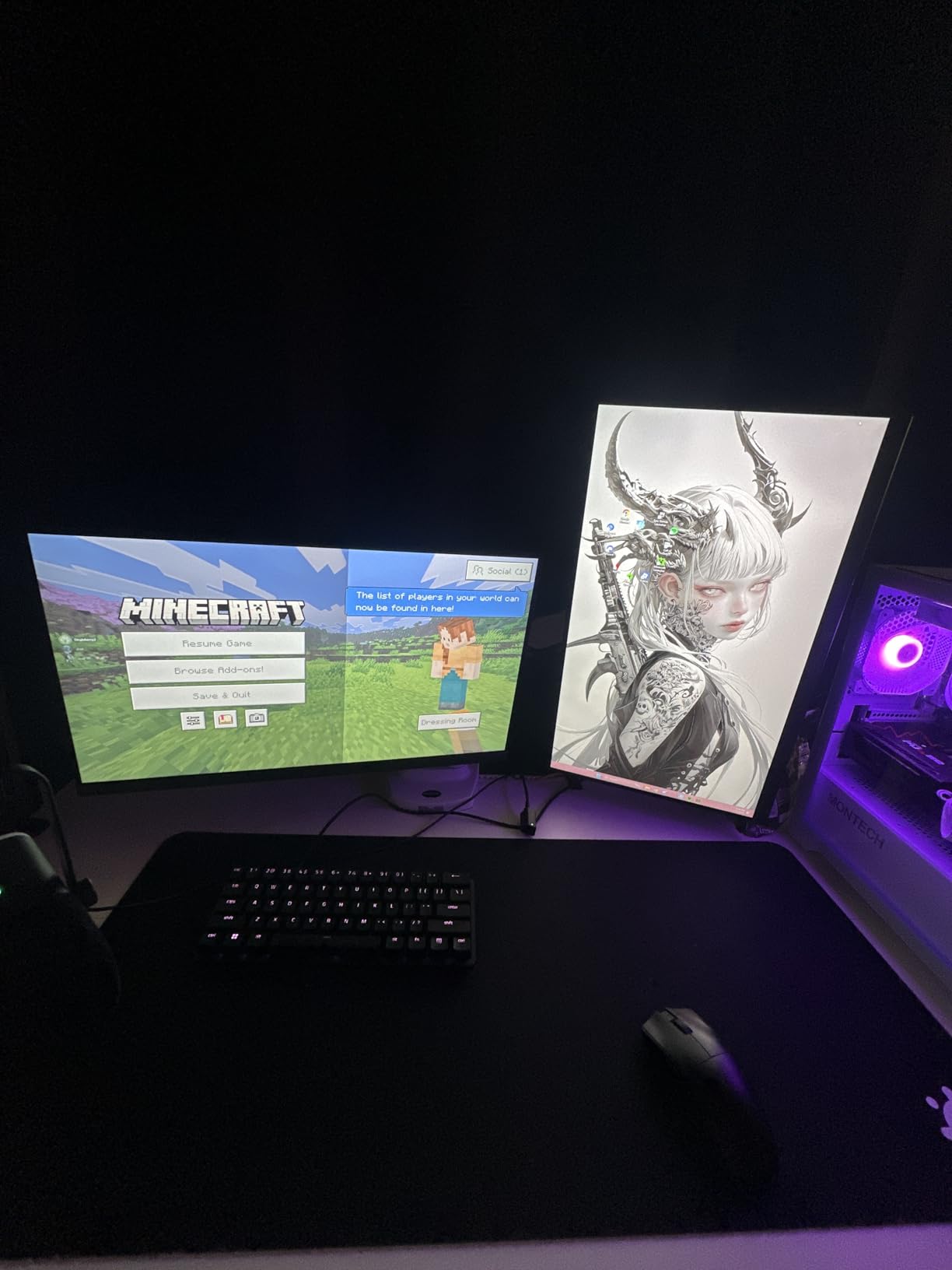New! Sceptre 24.5-inch Gaming Monitor 240Hz 1ms DisplayPort x2 HDMI x2 100% sRGB AMD FreeSync Premium Build-in Speakers, Machine Black 2026 (E255B-FWD240 Series) customer photo 1