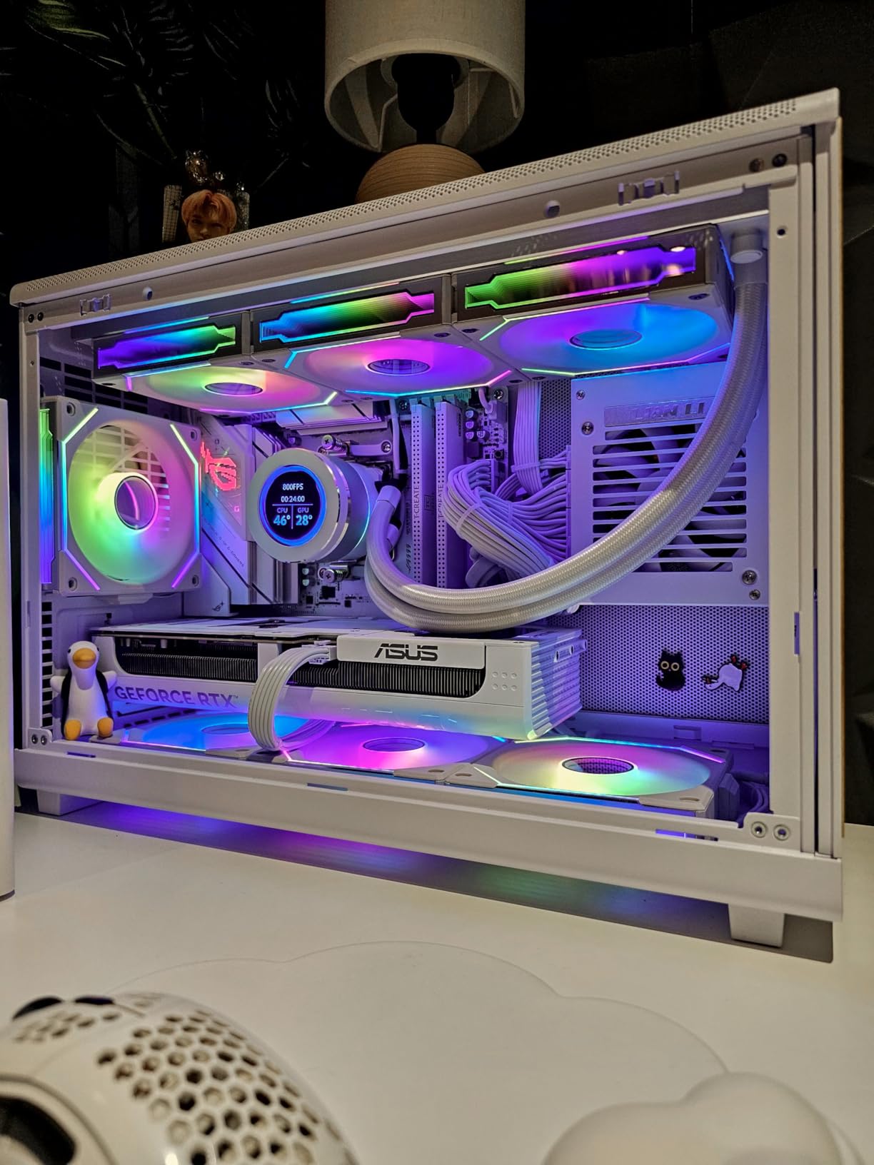 ASUS Prime GeForce RTX 5070 12GB GDDR7 White OC Edition Gaming Graphics Card customer photo 1