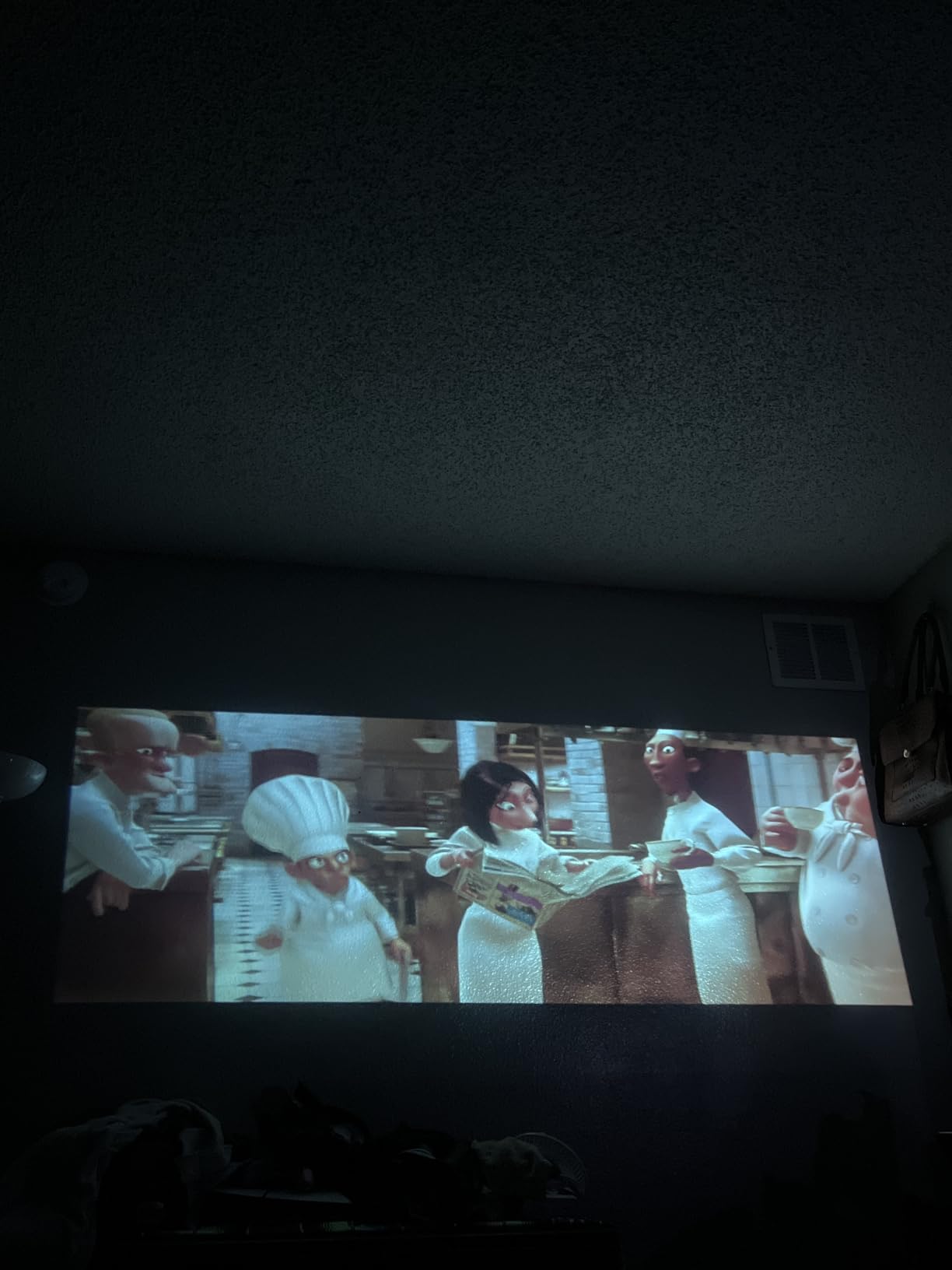 Built-in Apps 1080P 4K Support Mini Projector with Android 14, Phone Remote customer photo 2