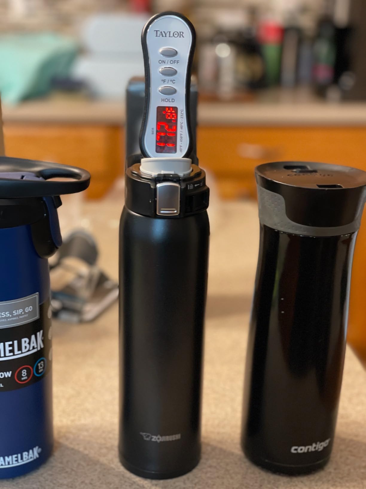 Hydro Flask Flex Sip Coffee Tumbler - Insulated Stainless Steel, Non Spill, Leak Proof Travel Coffee Cup 20 Oz Sandpiper customer photo 1