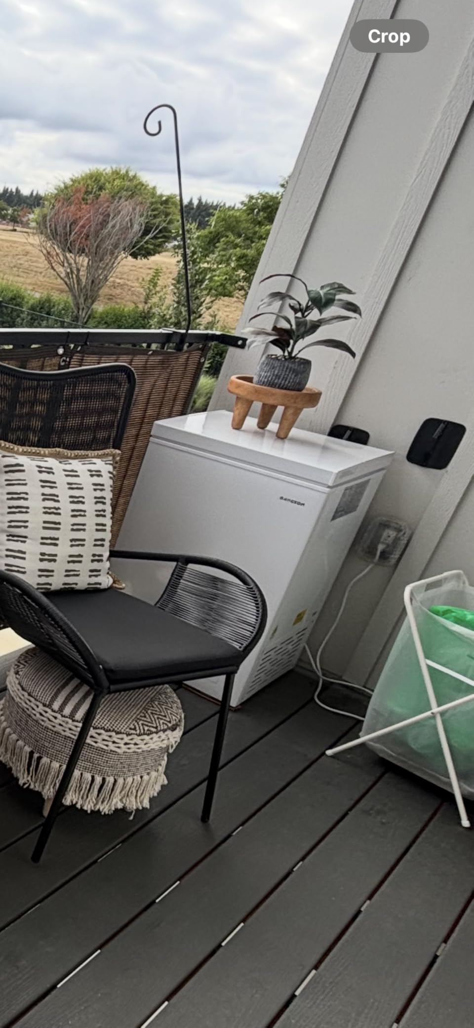 BANGSON 7.1 Cu.Ft Chest Freezer for Apartment, Black | Deep Freezer with Adjustable Thermostat, Top Open Door Freezer with Removable Basket, Low Noise for Kitchen, Office customer photo 1
