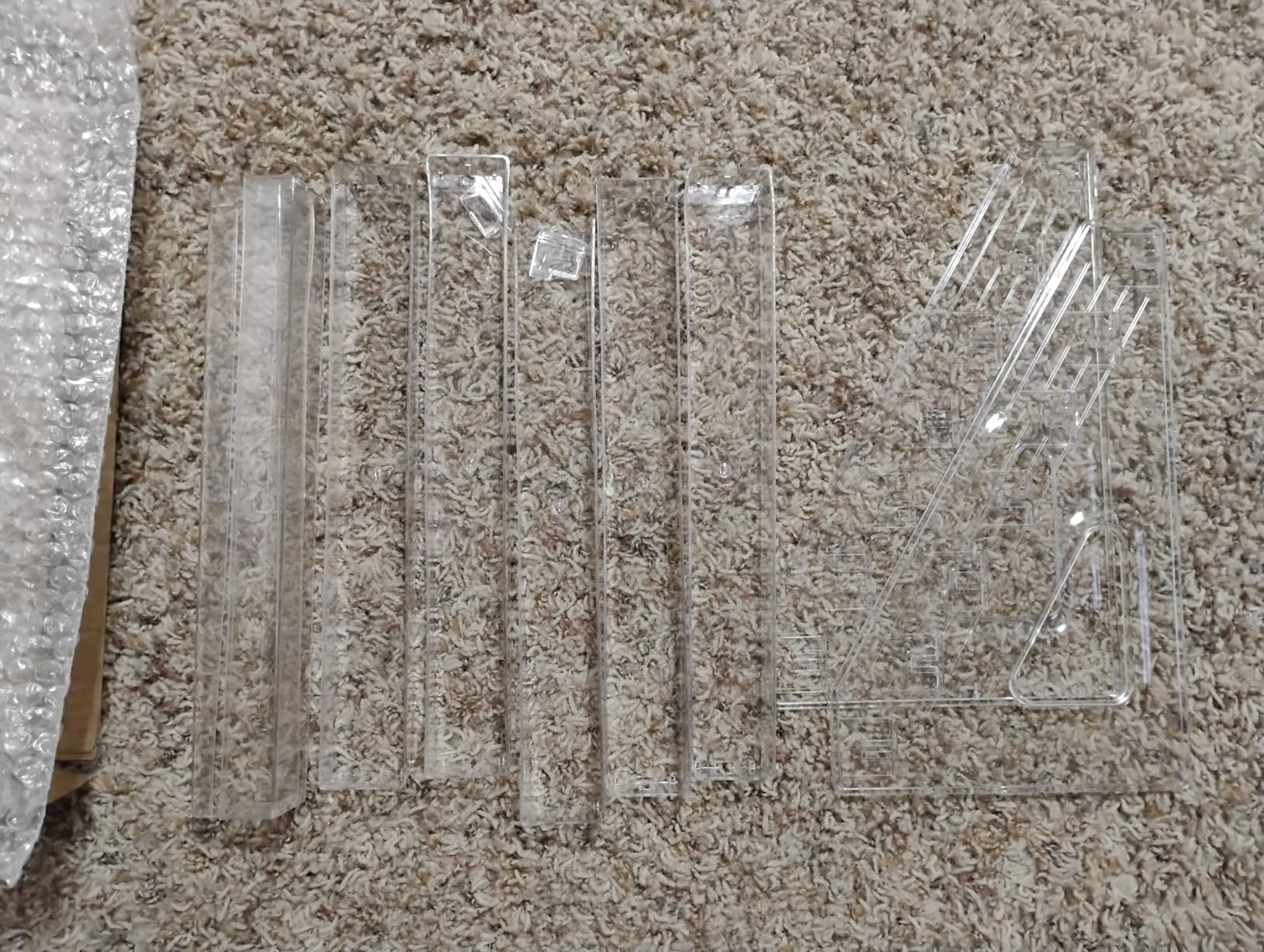 1-Pack Clear 7 - Tier Acrylic Toy Car Display Shelf - Holds 60+ 1:64 Scale Toy Cars, Desktop, or Freestanding Organizer for Collectors customer photo 1