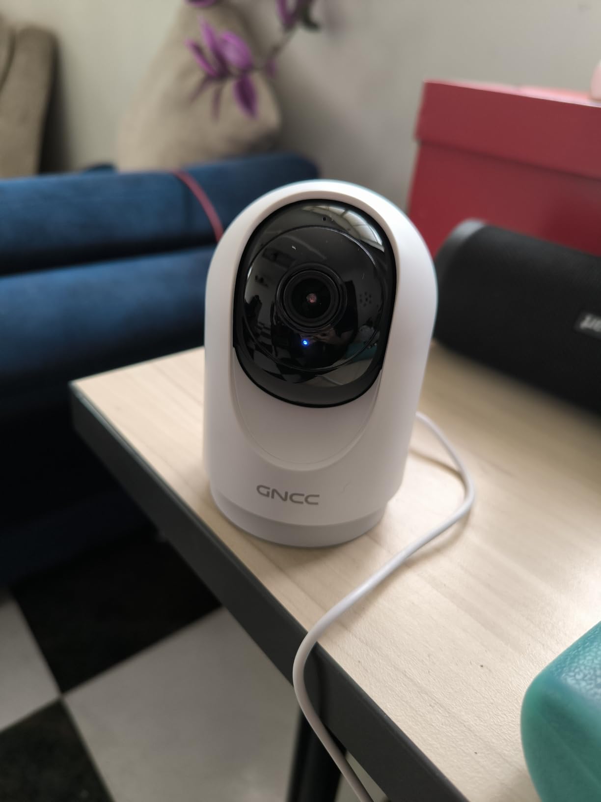 GNCC 5G Cameras for Home Security Indoor, Pet/Dog/Baby w Phone App, 4Pcs customer photo 2
