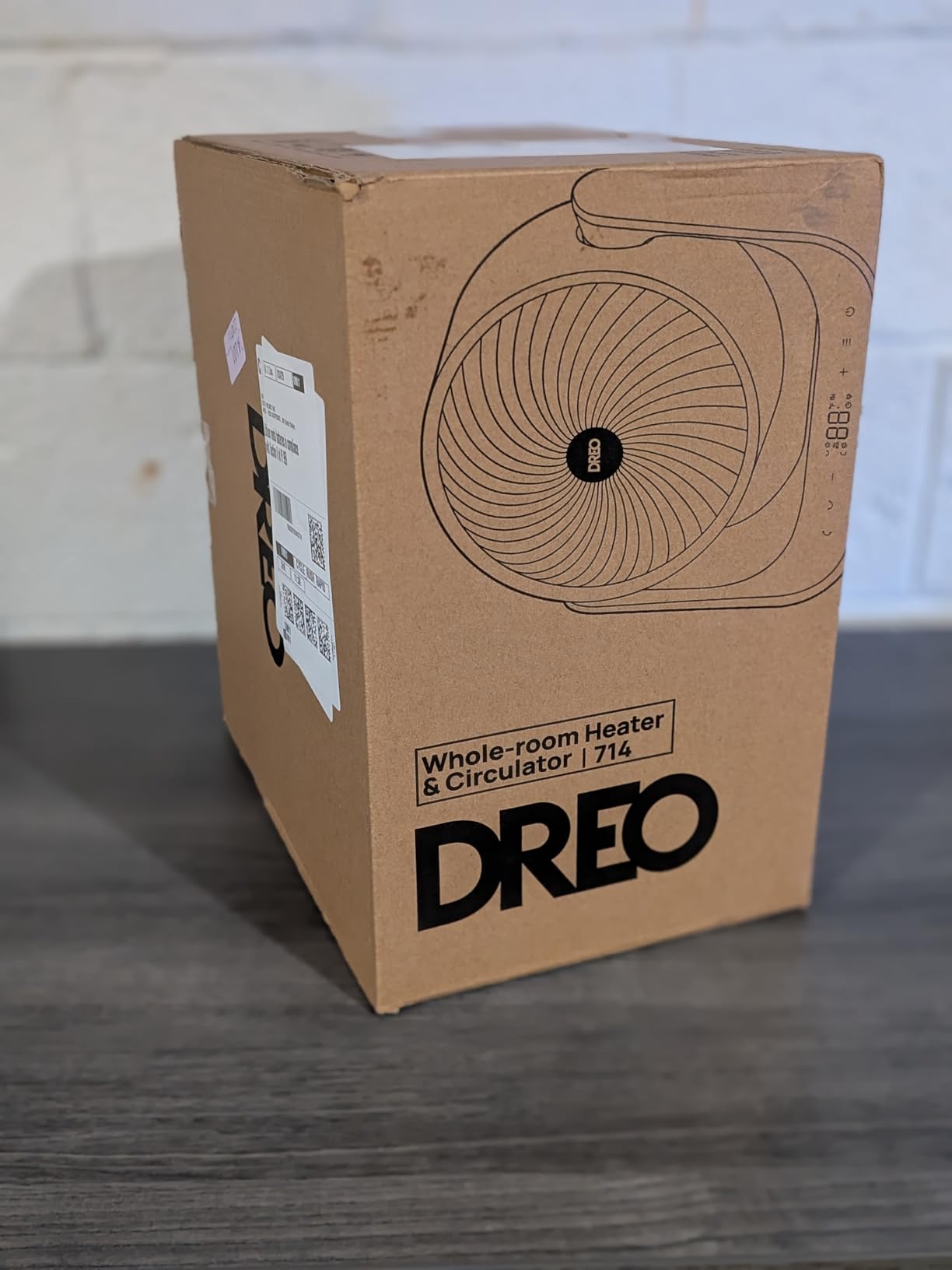DREO Whole Room Heater, 3D Oscillating Heating Space Heaters for Indoor Use | 60° Vertical & 90° Horizontal Oscillation, 12 ft/s Long-Range Circulator, 3 Heat & 3 Fan Settings, Bedroom, Office, Black customer photo 1