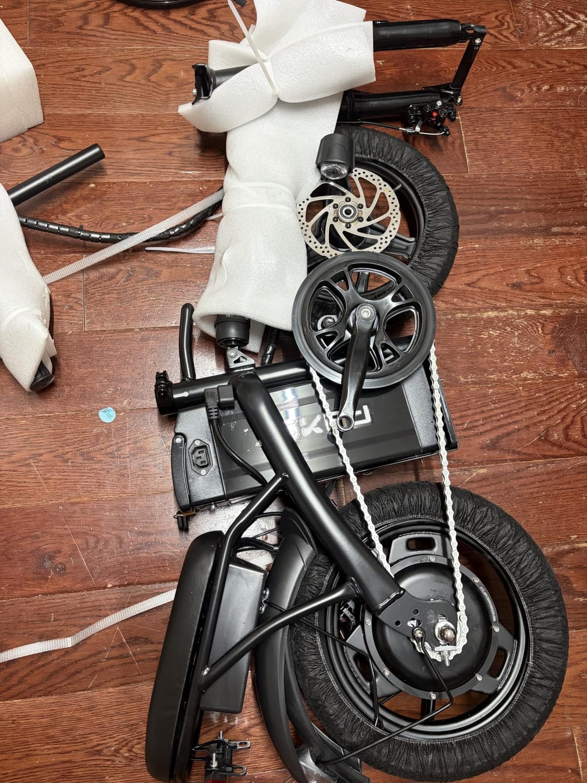 Foldable Electric Bike for Adults and Teens, 14 Inch Ebike for Commuting customer photo 1