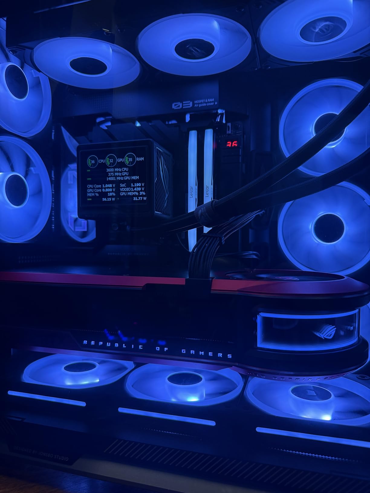 ROG Crosshair X870E Hero BTF AMD ATX Board with Hidden-Connector Design & high-Power GPU Slot for Clean Cable Management, 18+2+2 Power, DDR5, WiFi 7, 5X M.2, PCIe 5.0, USB4, Advanced AI PC Ready customer photo 1