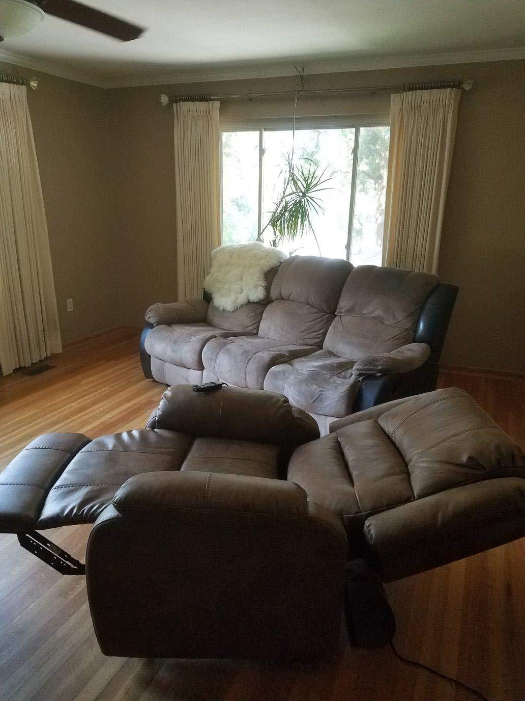 Signature Design by Ashley Dual Motor Power Lift Recliner, Heat & Massage customer photo 2