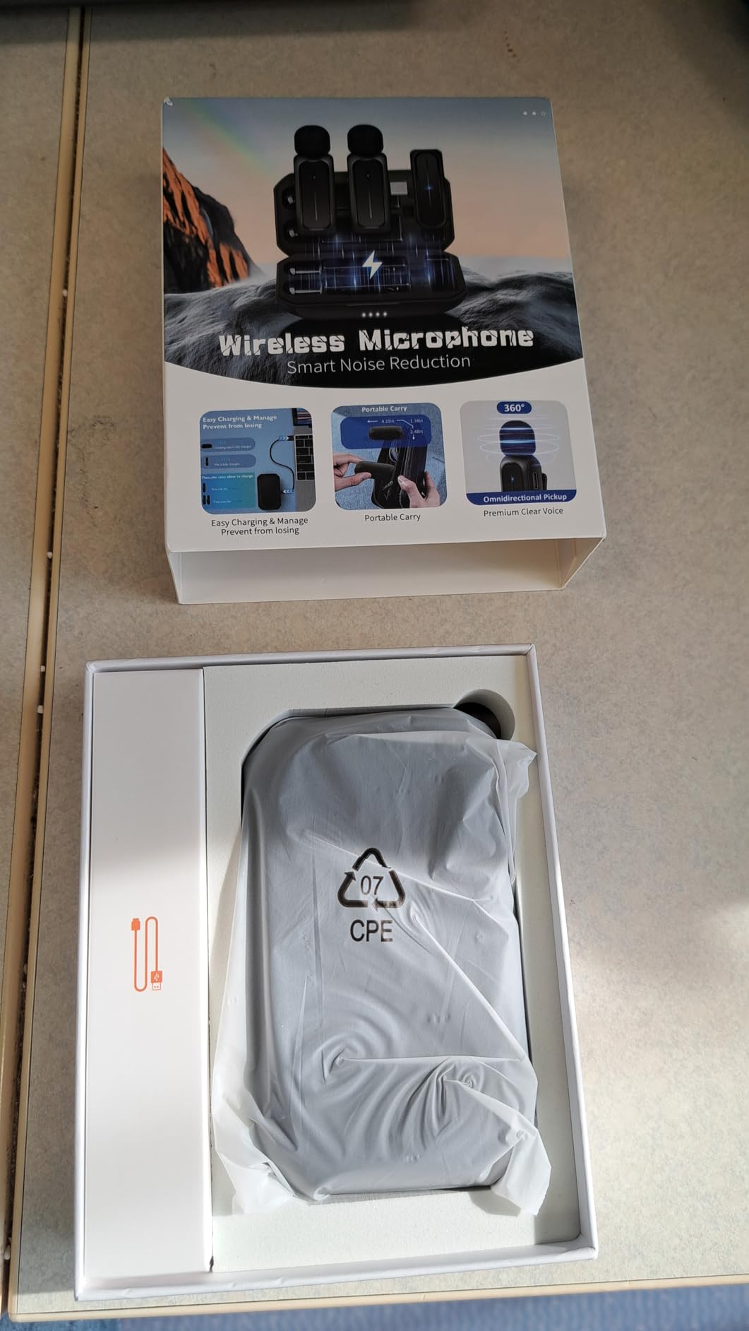 MAYBESTA Wireless Mini Microphone for iPhone, Android Phone - 2 Pack Lavalier Lapel Mic for Audio Video Recording - Clip on Content Creator Microphones for YouTube Tiktok Podcast Vlogging customer photo 2