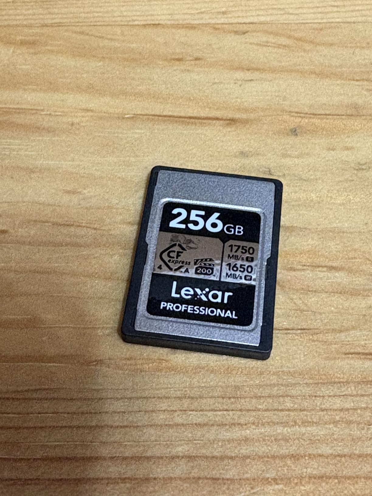 Lexar 256GB CFexpress Type A Silver 4.0 Card, 1750/1650 MB/s, 8K Video | Compatible w/ Sony Alpha/FX Cameras customer photo 1