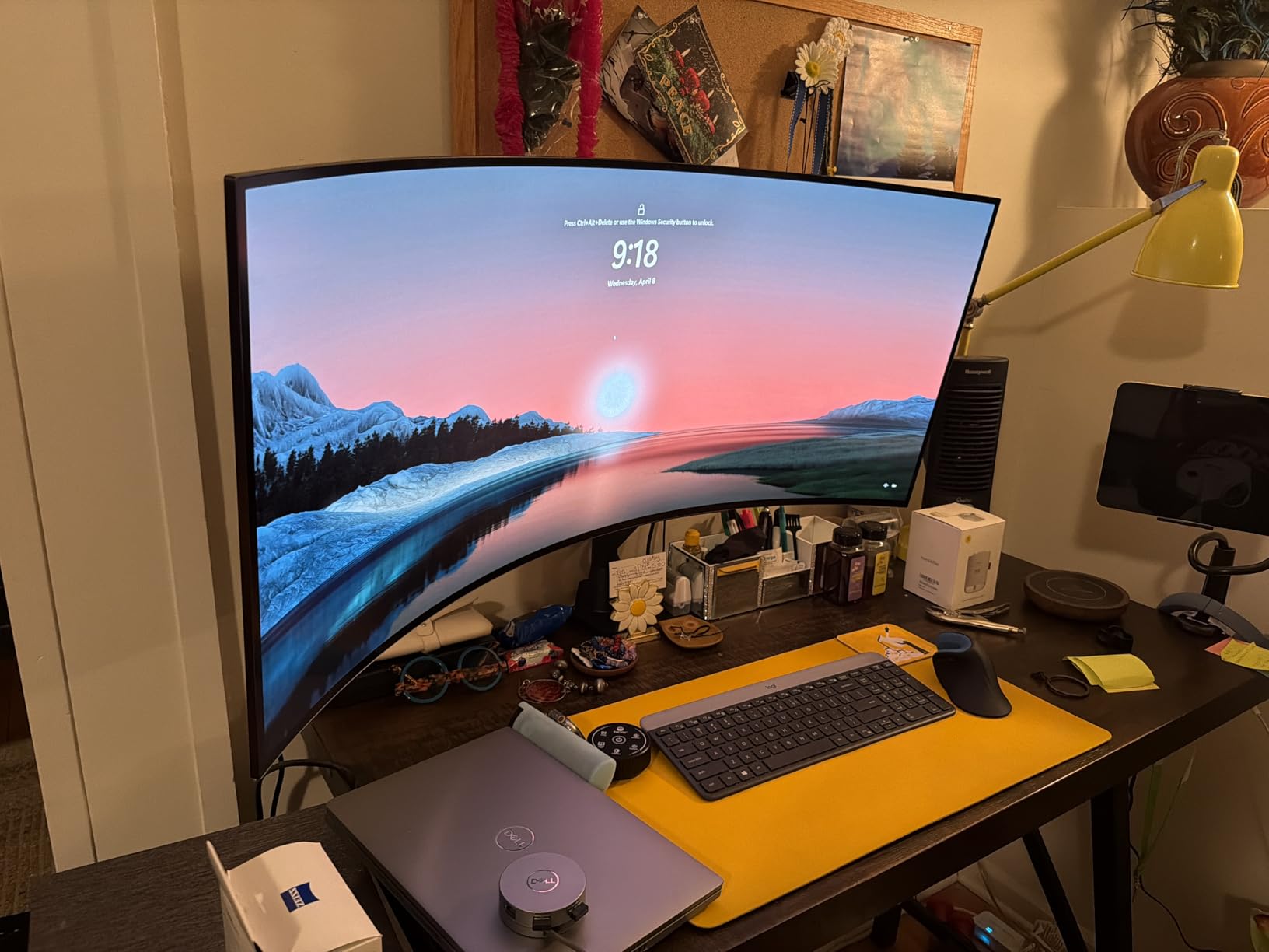 WALI Ultrawide Single Monitor Arm for 17-49 inch Curved Screen, up to 33lbs | Heavy Duty Monitor Desk Mount, Full Motion with Tilt, Swivel, Rotation, C-Clamp/Grommet Base, VESA 75/100mm (GSM001XLN), Black customer photo 1