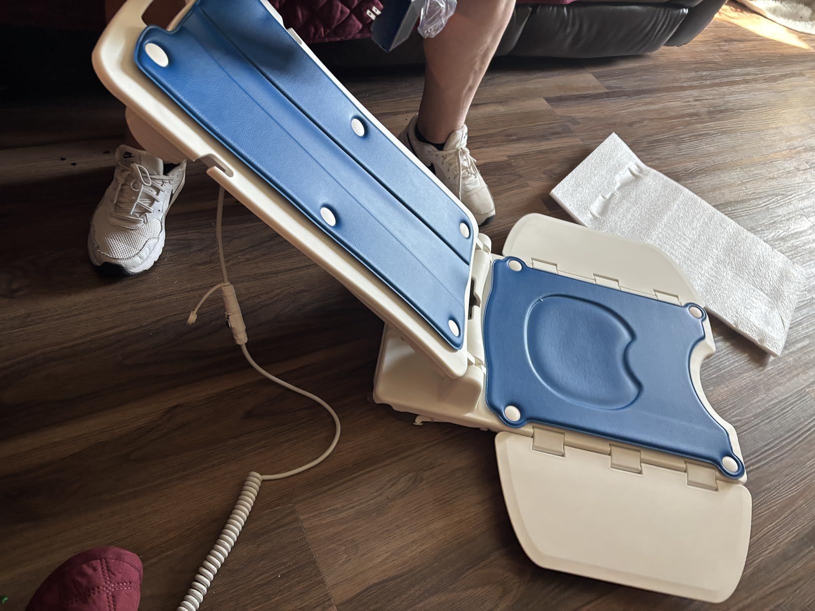 Portable Floor and Bath Lift Chair for Elderly Falls, Max 308 lbs customer photo 2