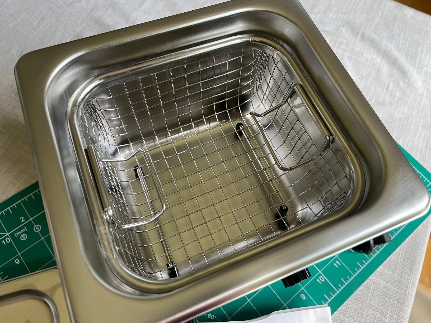 10L Ultrasonic Cleaner with Sweep Function, 33kHz 240W Machine | Professional Ultrasonic Cleaning Machine, Adjustable Timer Temp, Parts Cleaner Machine, Stainless Steel Basket 300W Heating customer photo 1