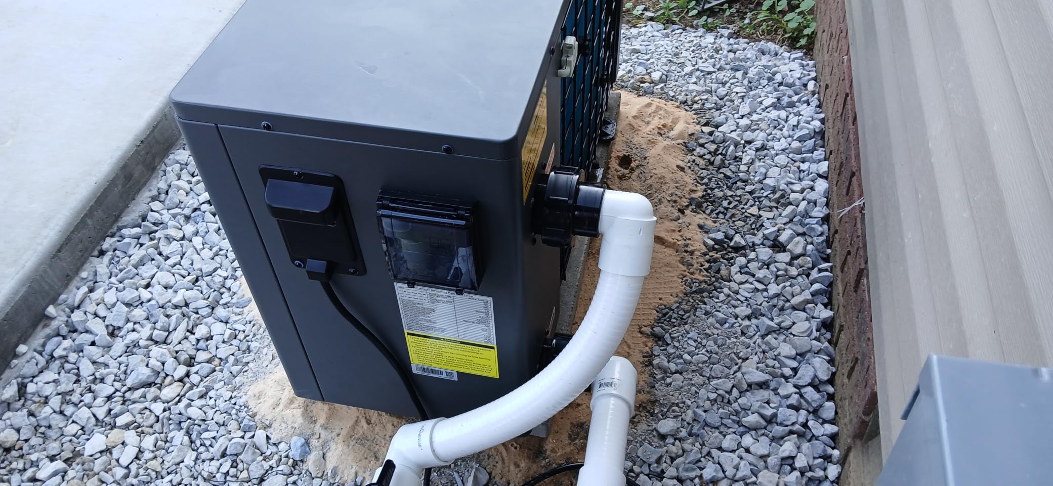 120,000 Btu Inverter Pool Heat Pump for Inground Pools 220V | 33000 Gallon Electric Pool Heater For Above Ground and Inground Pool With High COP 12.3 Energy Save 45% WiFi App Control customer photo 1