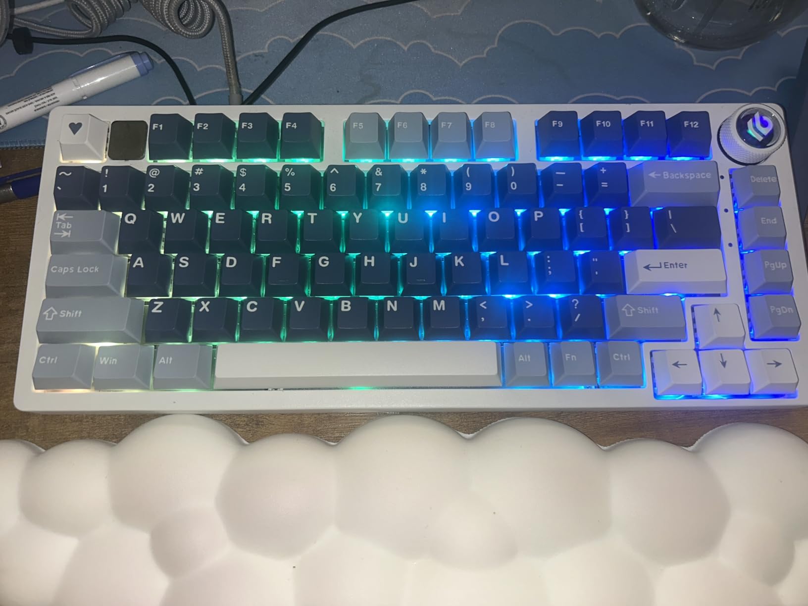 163 Double Shot Keycaps Cherry Profile Retro 9009 Keycaps Set | Fit for 61/64/87/104/108 Cherry Mx Switches ANSI/ISO Mechanical Keyboard customer photo 2