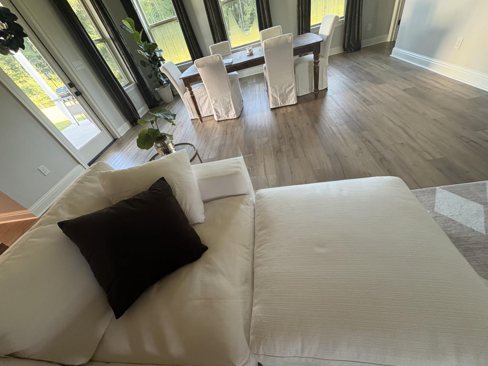 Cloud Couch Sectional 81.1'' Oversized Modular Deep Seat Sofa Comfy White Cloud Couch with Washable Cover for Living Room Loveseat customer photo 1