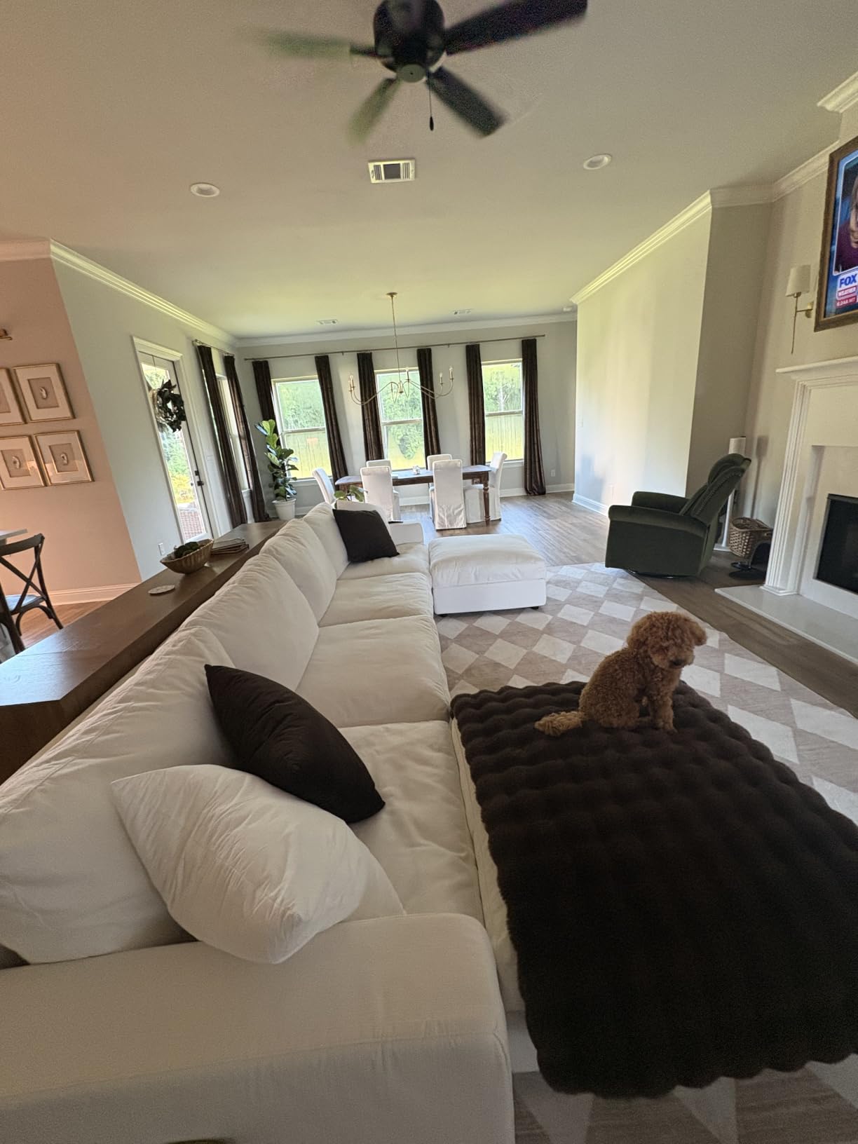 Cloud Couch Sectional 81.1'' Oversized Modular Deep Seat Sofa Comfy White Cloud Couch with Washable Cover for Living Room Loveseat customer photo 2