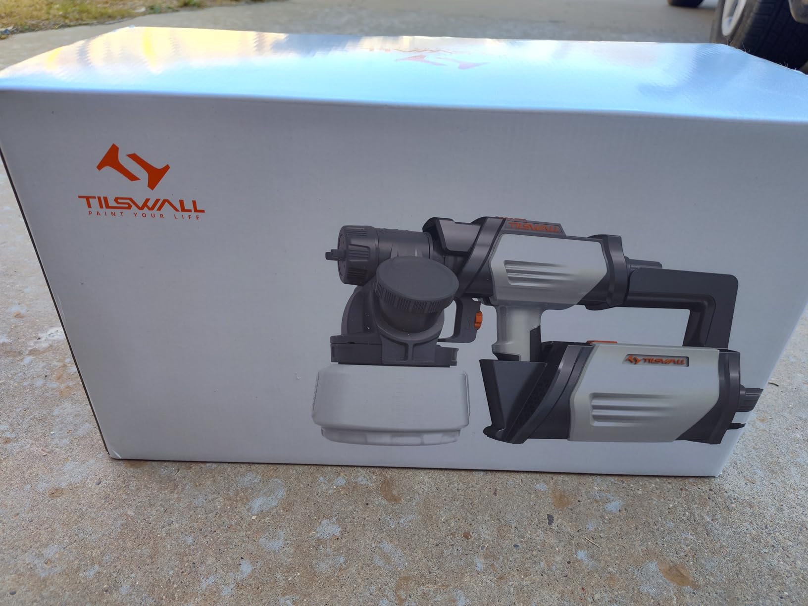 Tilswall Shark800 Paint Sprayer HVLP 800W Electric Spray Paint Gun, Blue customer photo 1