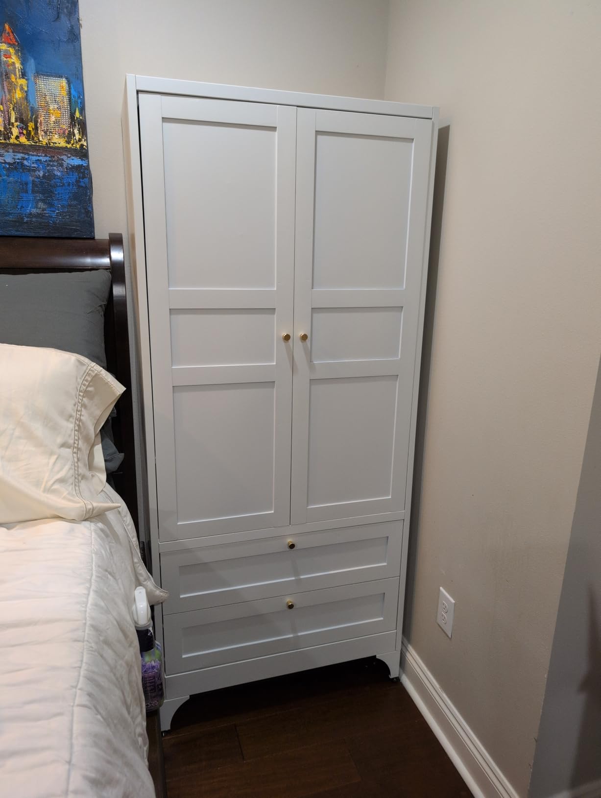 Letaya Armoire Wardrobe Closet, 20