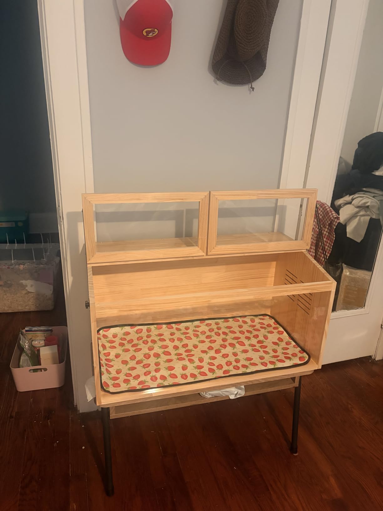 Wooden Hamster Cage,Chewproof,40