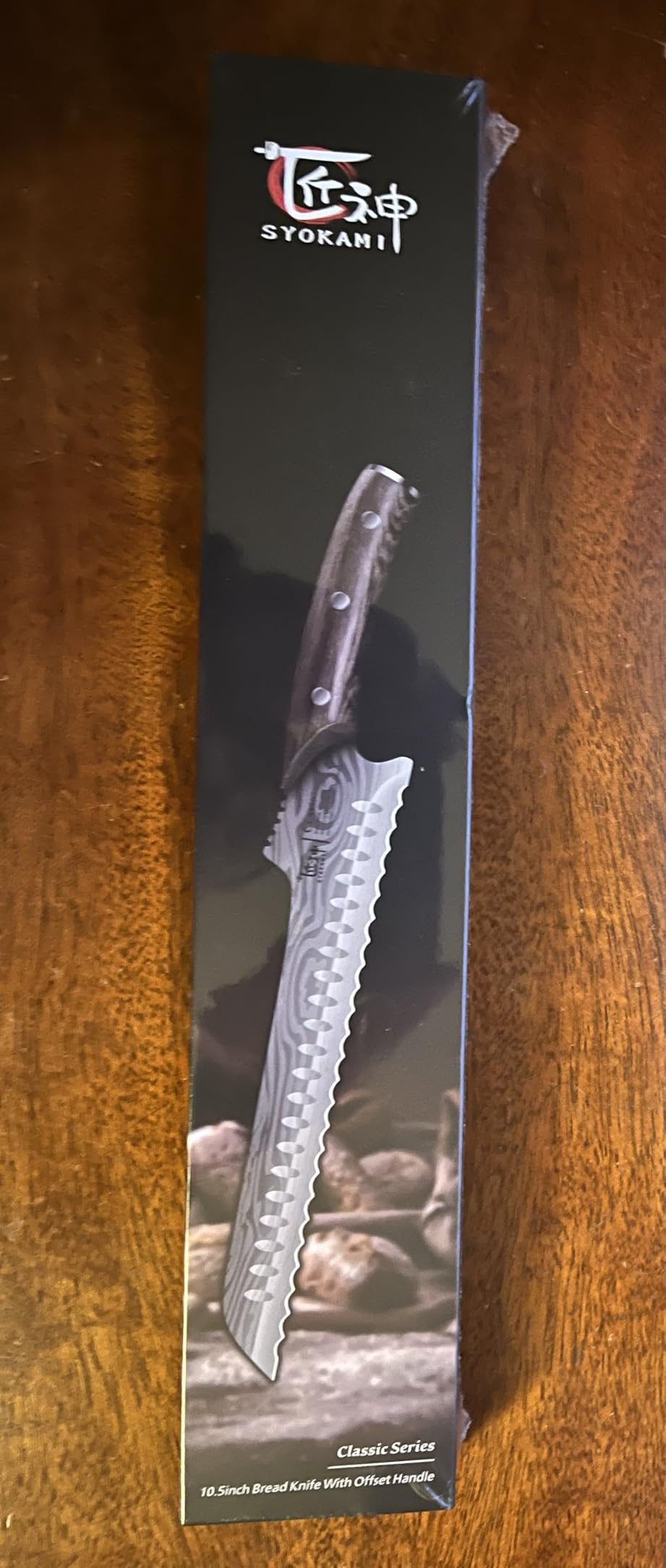 SYOKAMI 2026 New Upgraded Offset Bread Knife for Homemade Bread, 10.5 Inch customer photo 2