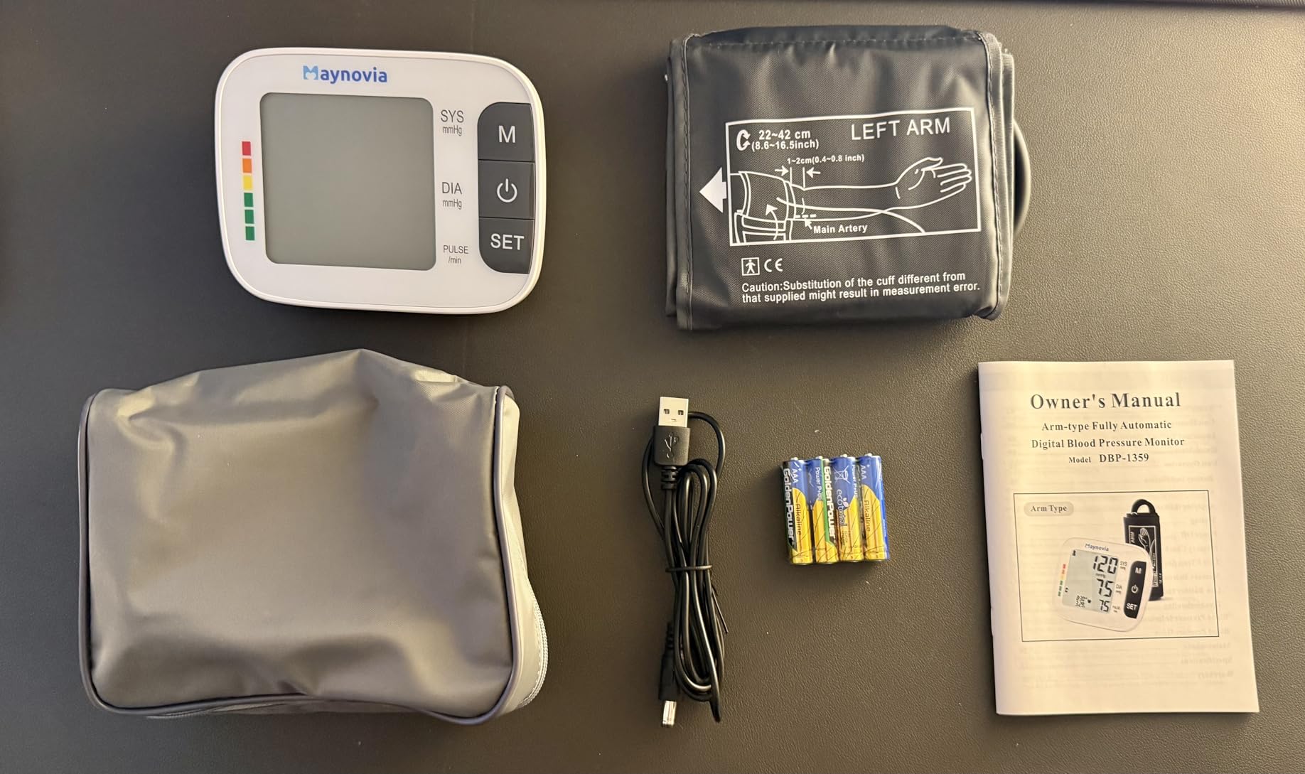 Upper Arm Blood Pressure Monitor, Talking, 8.6-16.5 in Cuff, White customer photo 1
