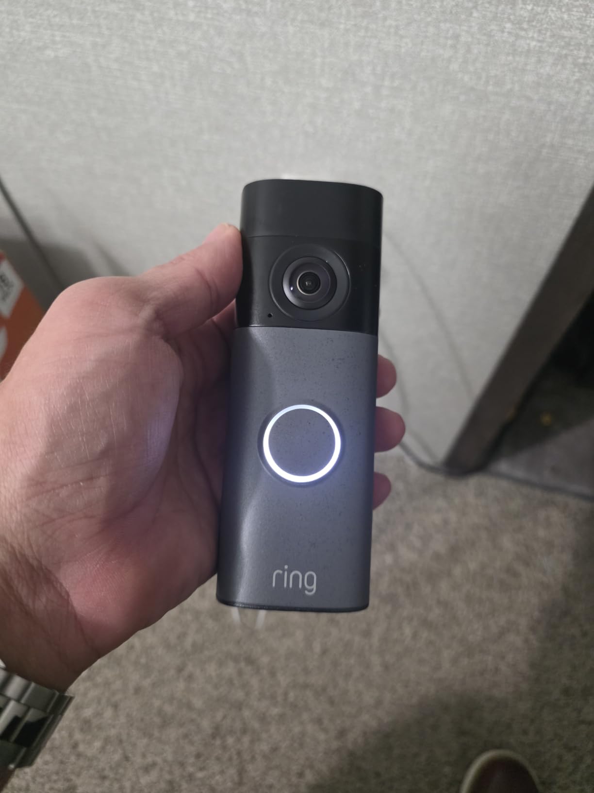 Ring Battery Doorbell 2K (newest model) Retinal 2K with wide-angle video, up to 6x Enhanced Zoom, Two-Way Talk, and Built-In Battery, Matte Mocha customer photo 2