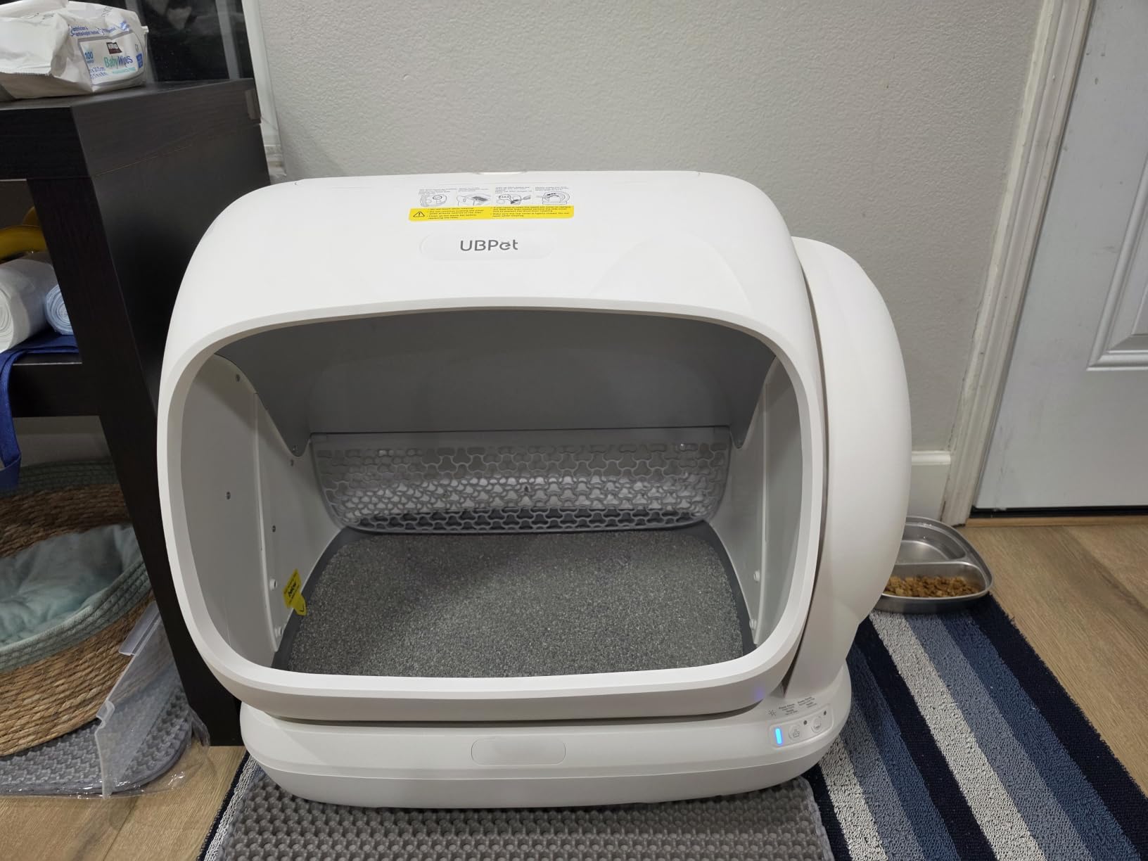 UBPET Self Cleaning Cat Litter Box, XXXL Automatic Litter Box for Multiple Cats, Weight Sensors Safety Protection, Smart APP Control, Odor Control, Works with Clumping/Bentonite Litter (XX-Large) customer photo 1