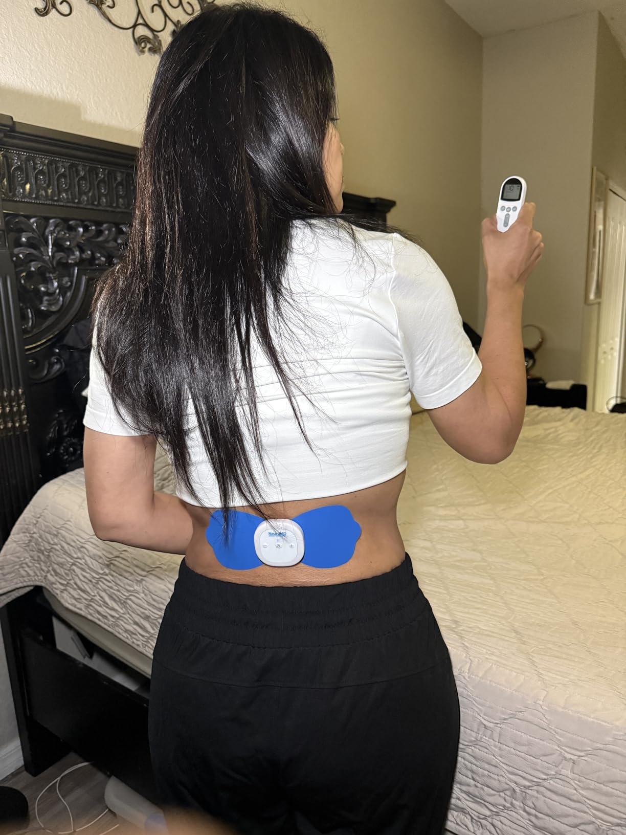 NeuroMD NMES Wireless Muscle Stimulator – Portable Device for Temporary Relief of Pain Due to Sore/Aching Muscles, Model SM9113 customer photo 1