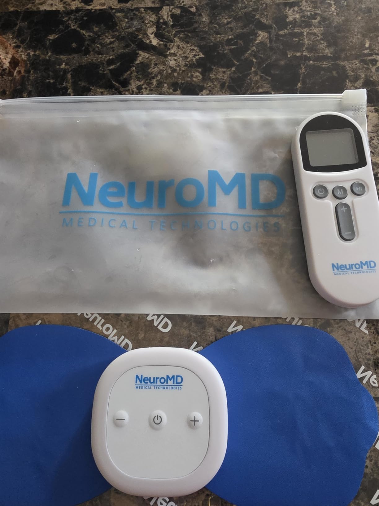 NeuroMD NMES Wireless Muscle Stimulator – Portable Device for Temporary Relief of Pain Due to Sore/Aching Muscles, Model SM9113 customer photo 2