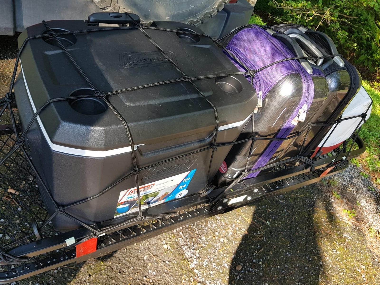 Mockins Folding Trailer Hitch Cargo Carrier with Ramp for Wheelchair customer photo 1