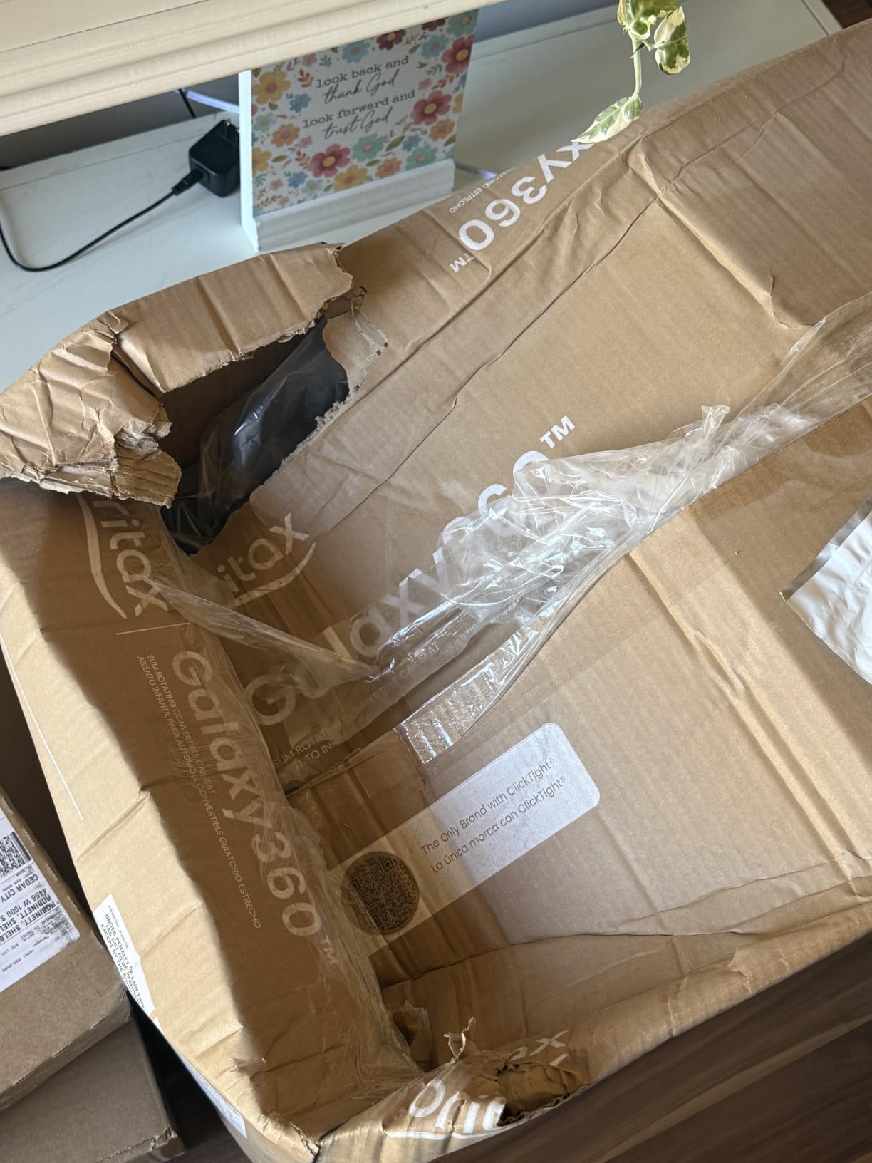 Britax Galaxy360 Slim Rotating Convertible Car Seat - Pebble customer photo 1