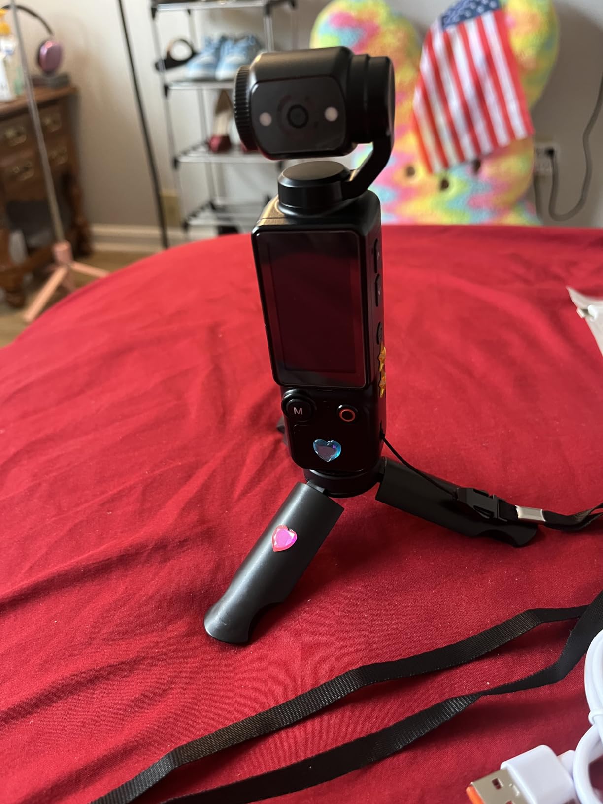 Vlogging Camera, Mini Camcorder, Portable Handheld Video Camera customer photo 2