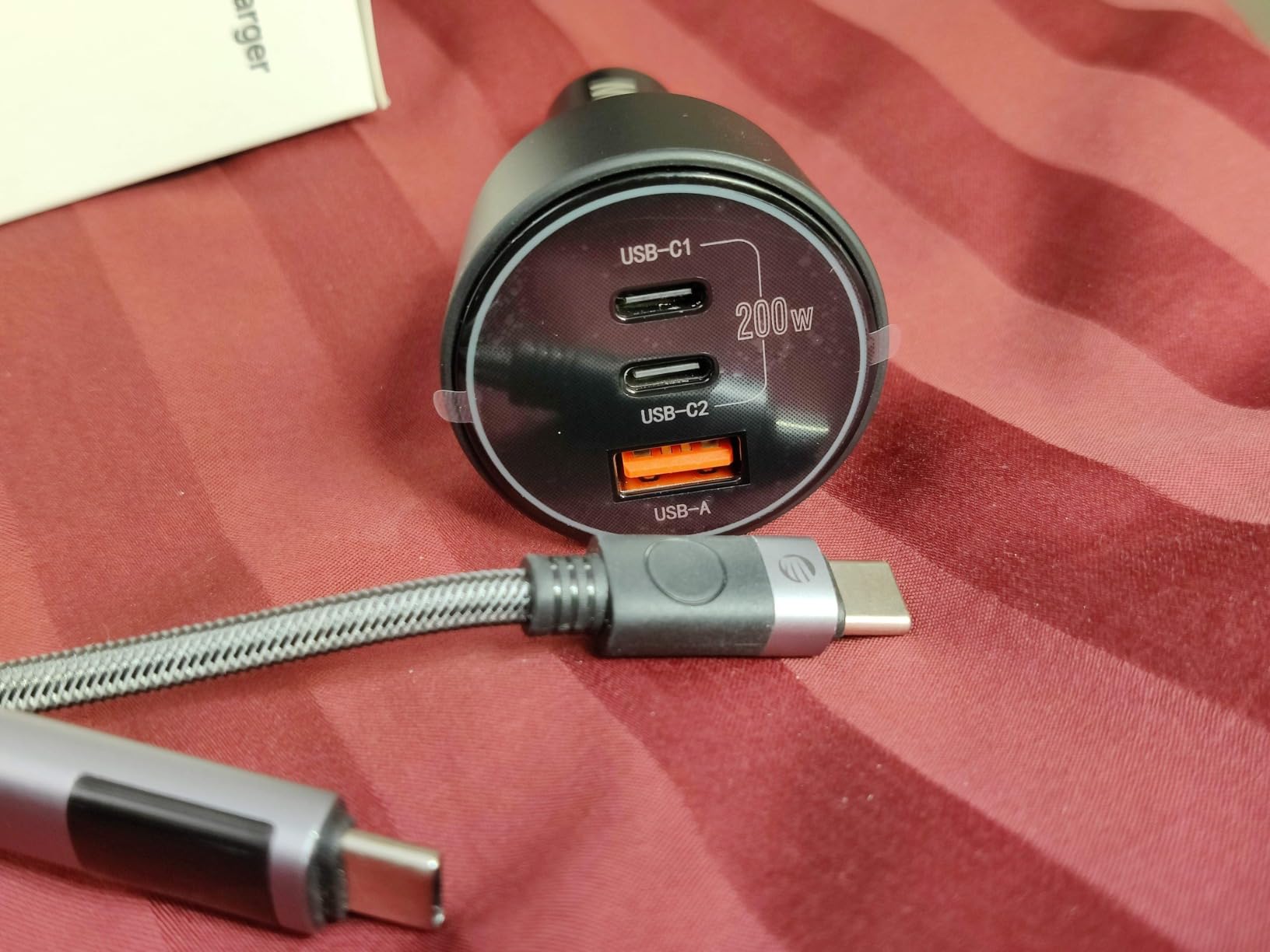 320W USB C Car Charger, 6 Ports Type C Car Charger | PD3.0/QC4.0/PPS Super Fast Charging for iPhone 17/16/15 Series, Galaxy S25/S24/23, iPad, MacBook Pro/Air, Laptop customer photo 1