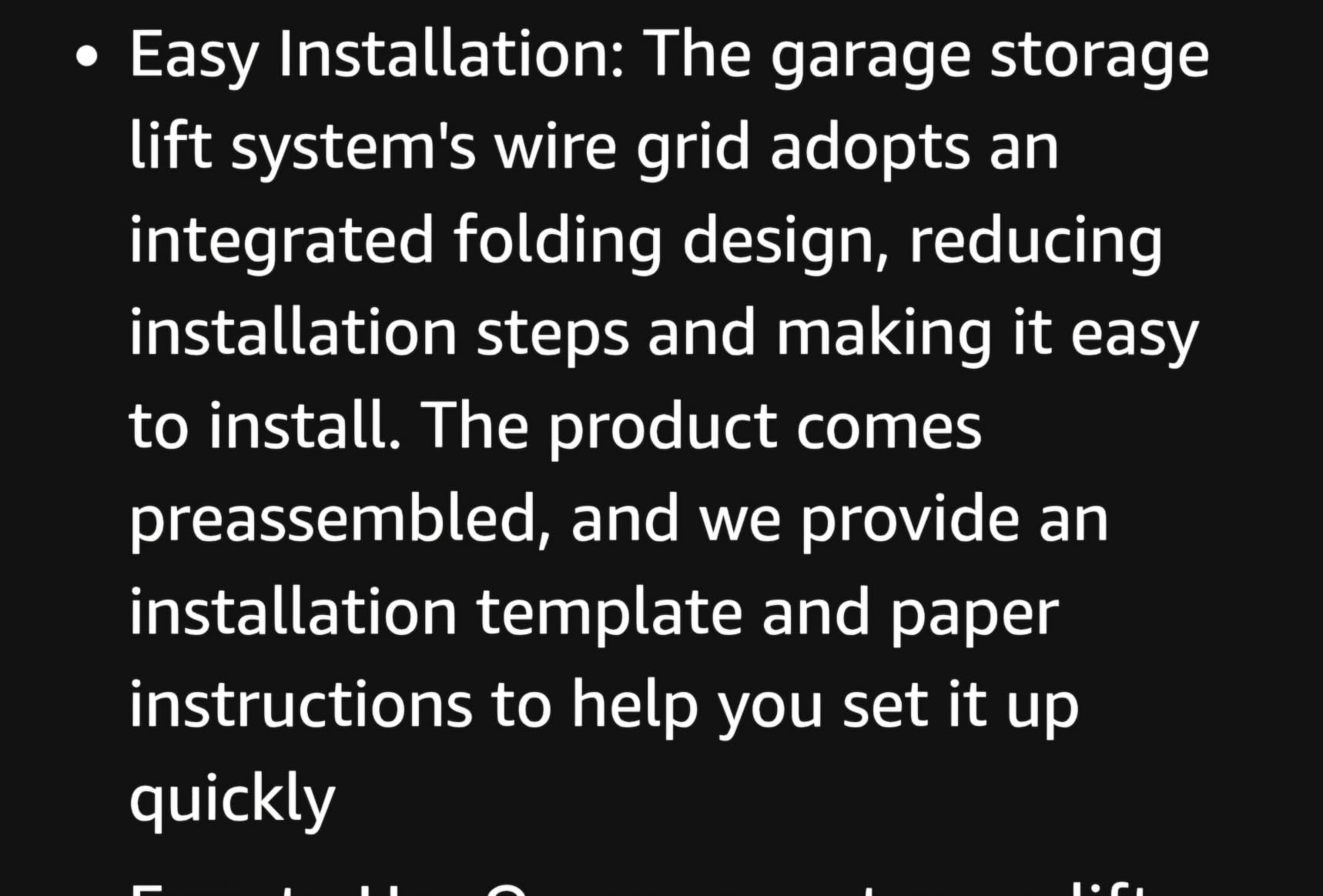 Overhead Garage Storage Lift, Ceiling Mounted Garage Storage Lift customer photo 1