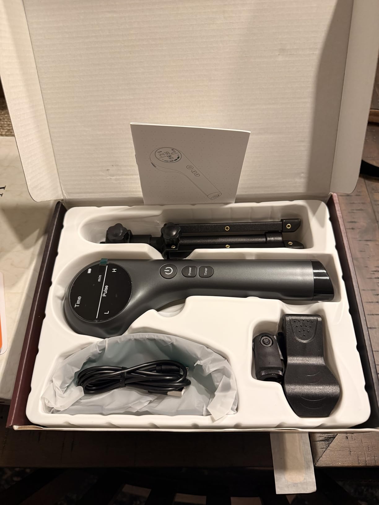 Red Light Therapy Device, 660/808nm Handheld Infrared Light Wand with Stand customer photo 1