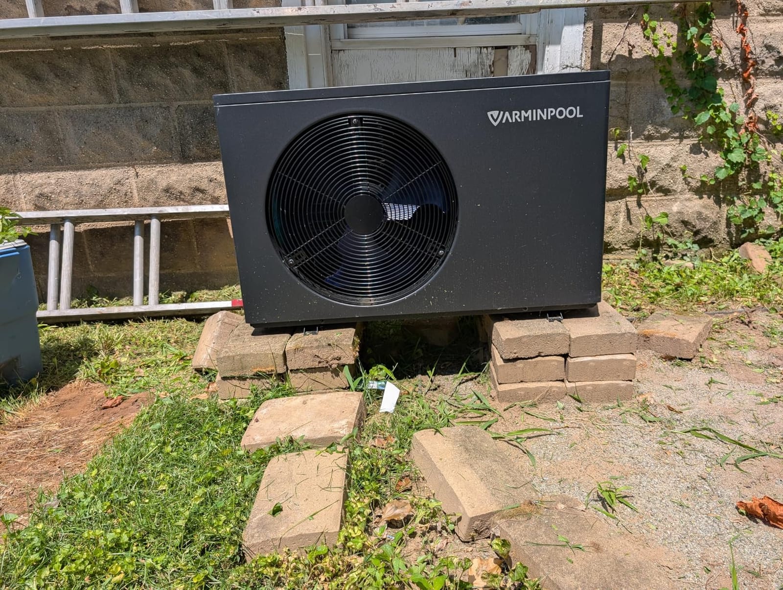Swimming Pool Heater for Inground Pool 105000BTU | up to 30000 Gallons, High Efficiency COP 12.3, Titanium Heat Exchanger, WiFi Control Via App, 48 dB Quiet, 220V, V30 customer photo 2