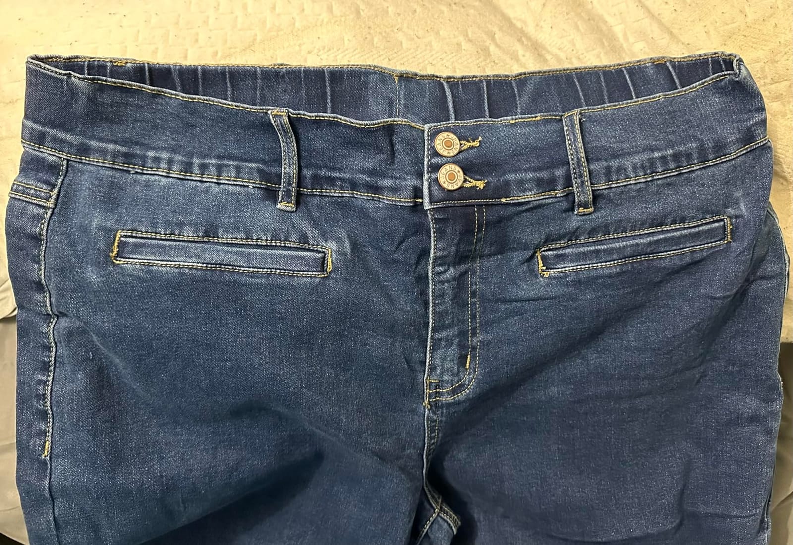 Eytino Plus Size Jeans for Women High Waisted Denim Pants with Pockets customer photo 2