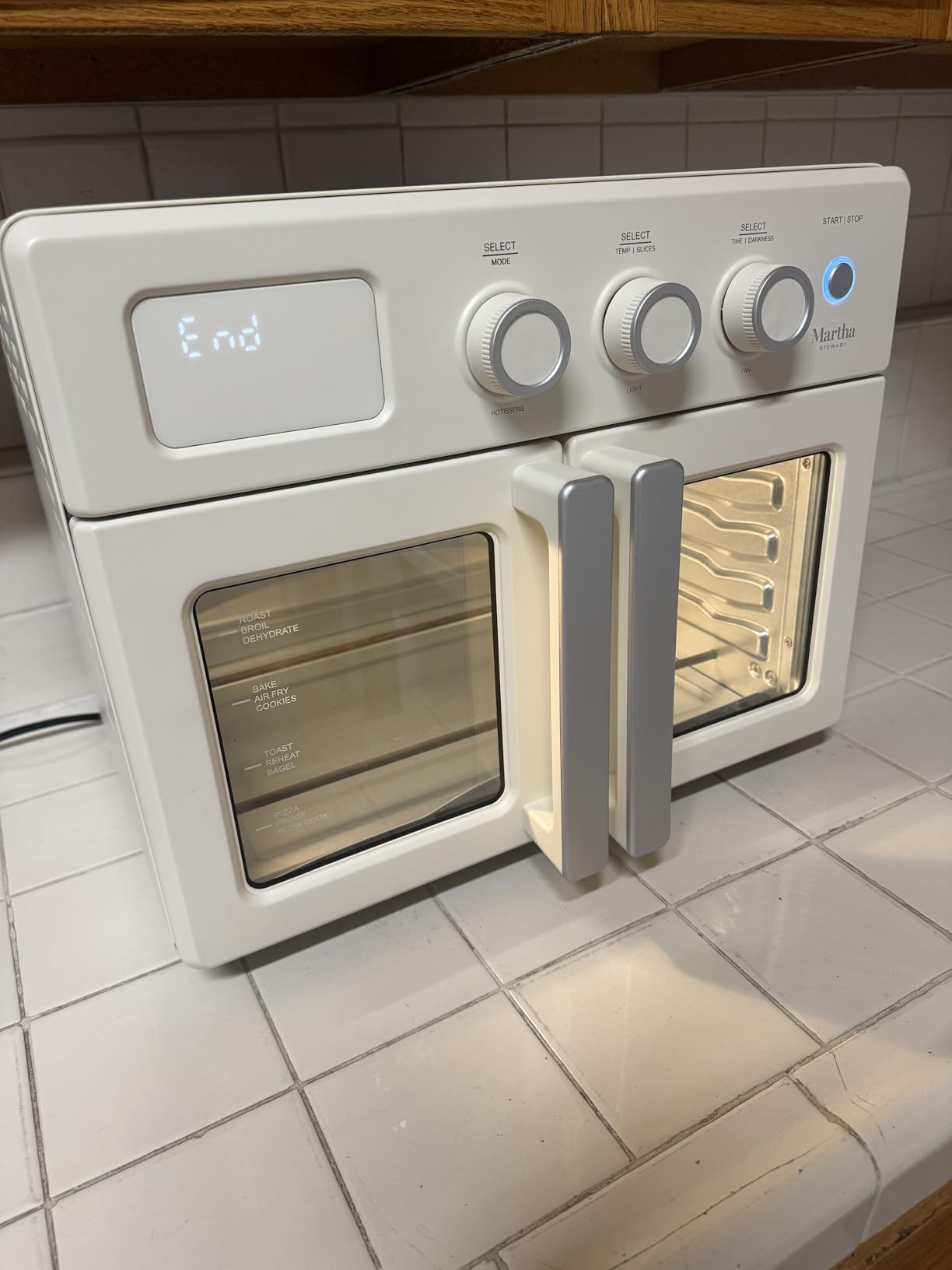 Martha Stewart French Door Air Fryer Toaster & Convection Oven 34QT, Indigo customer photo 1
