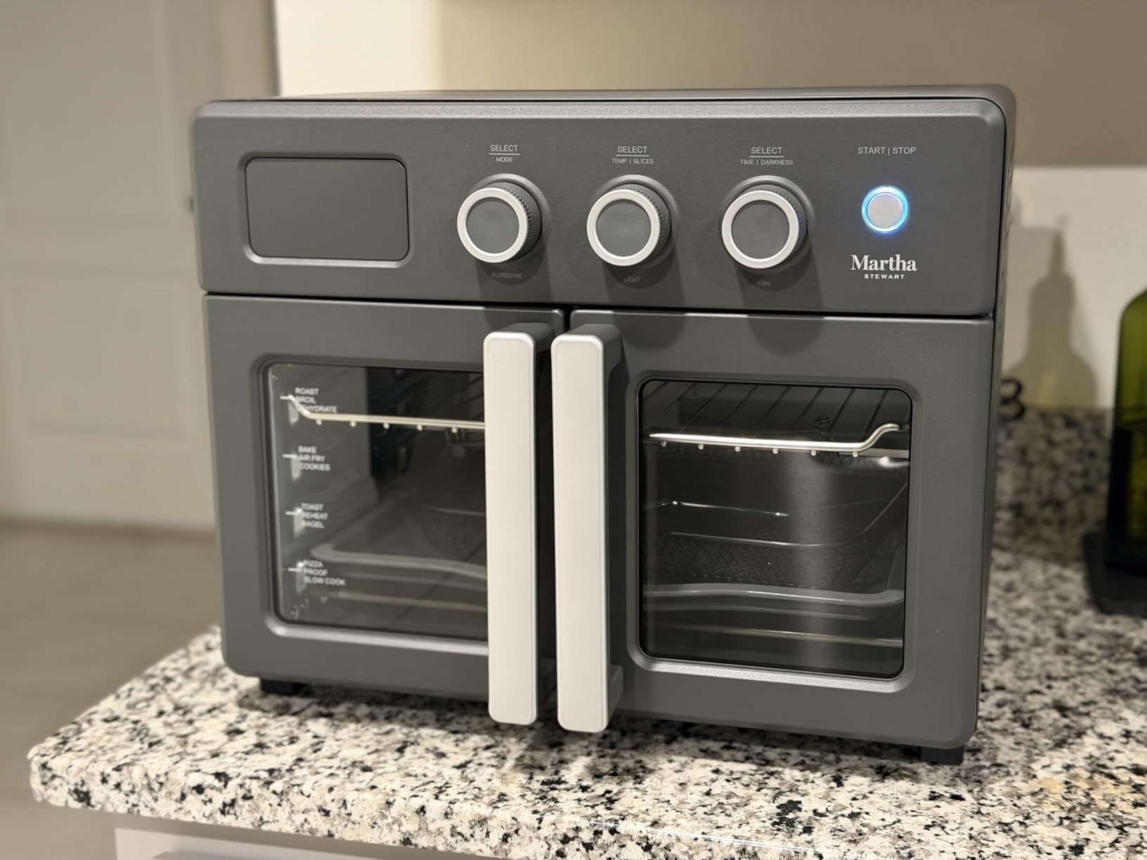 Martha Stewart French Door Air Fryer Toaster & Convection Oven 34QT, Indigo customer photo 2