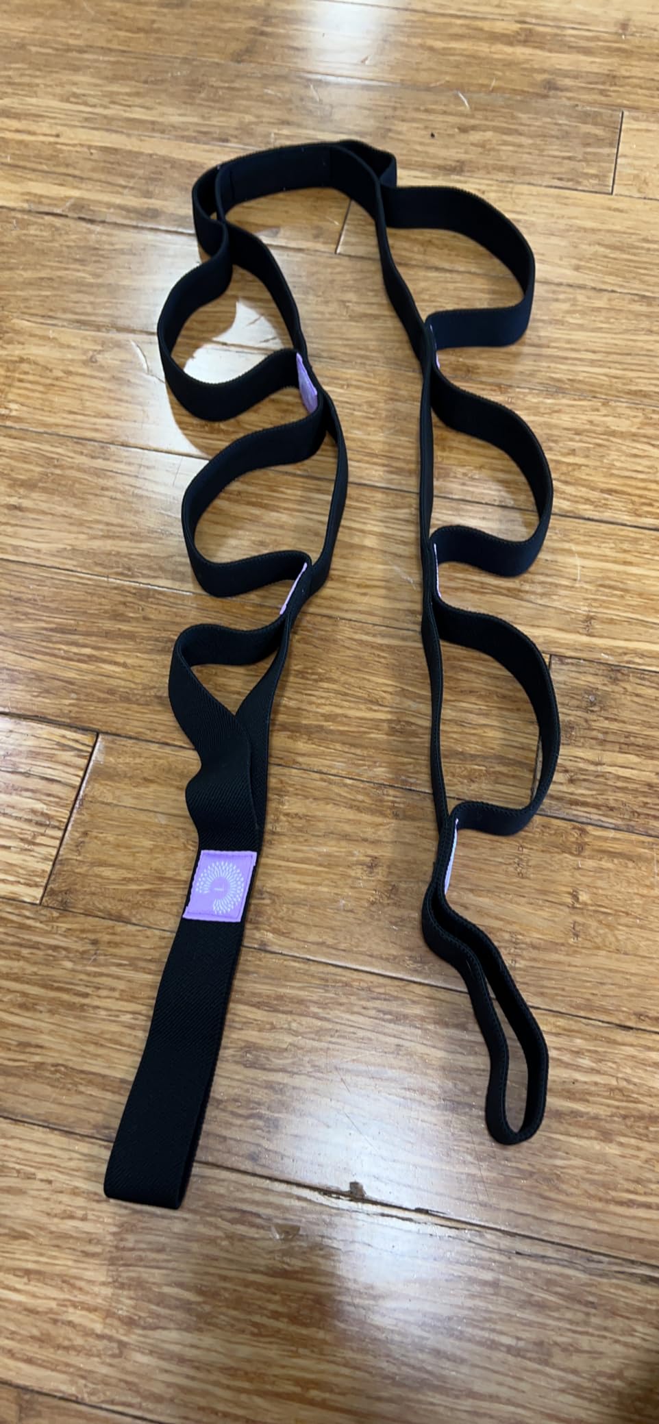 Yogaevo Elastic Stretching Strap With Loops For Physical Therapy customer photo 2