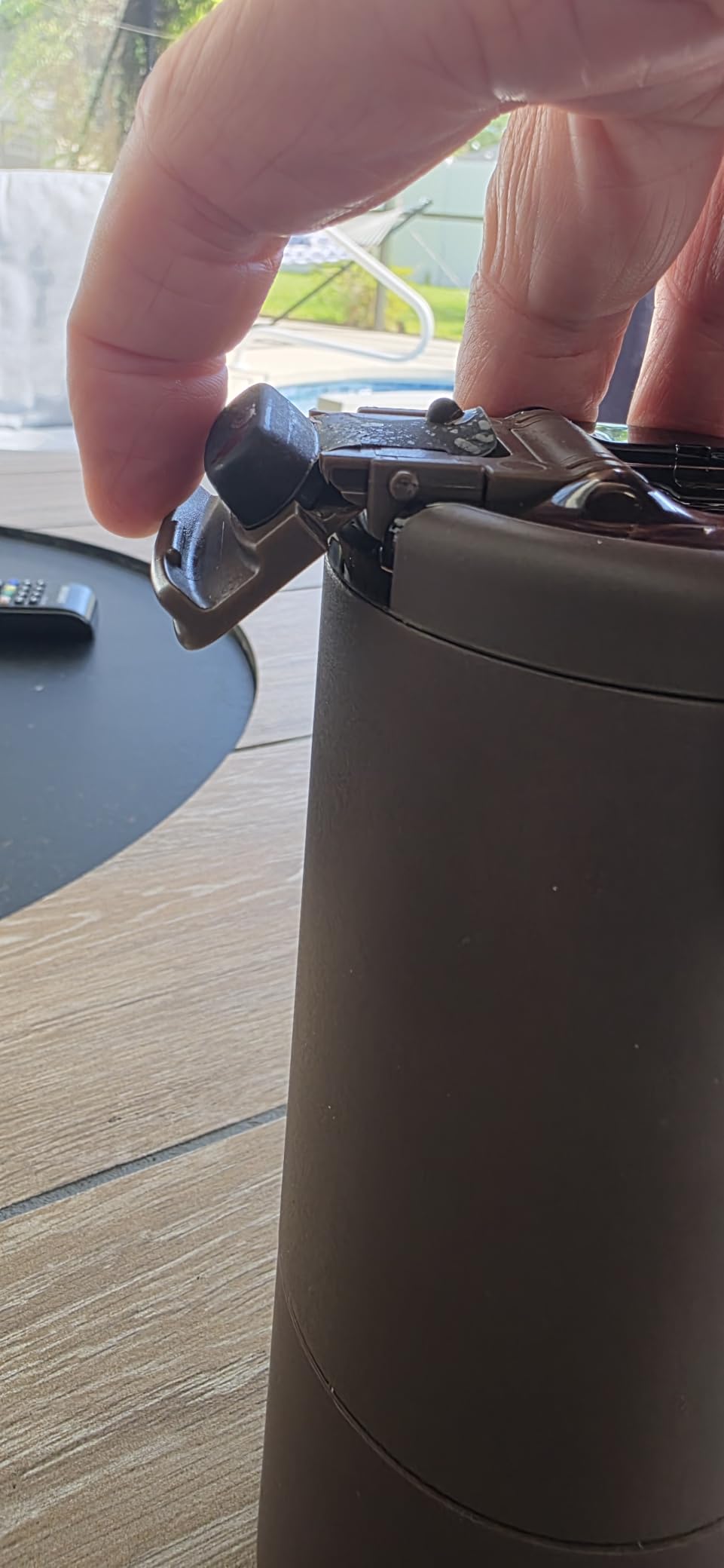 BrüMate Strova 18oz 100% Leakproof Insulated Coffee Mug | Ceramic-Lined Interior | Built-In Silicone Sleeve for Travel | Locking Flip Lid (Java) customer photo 2