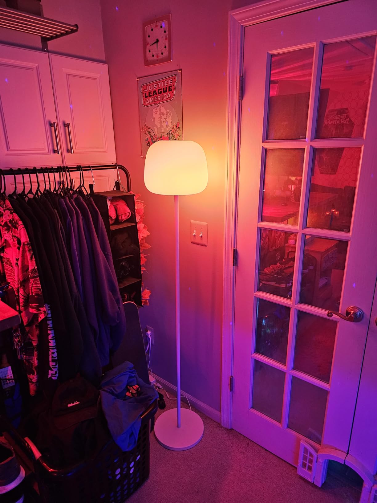 Govee Lantern Floor Lamp, Halo Gradient RGBIC Smart Corner Lamp for Bedroom | Luminblend+, 1000K-10000K, Matter Compatible, 100+ Scene Modes, Music Sync, 1400lm customer photo 2