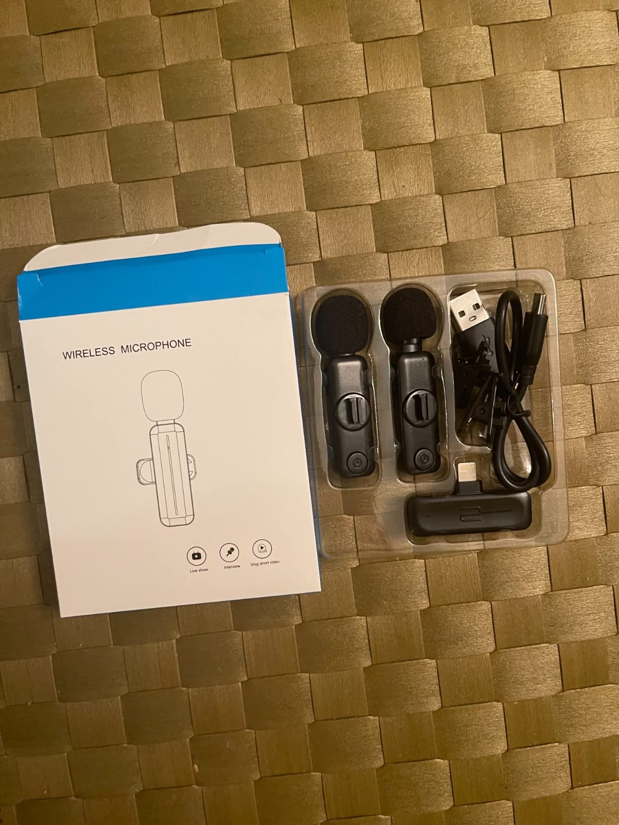 3 in 1 Wireless Mini Microphone for iPhone Android Phone Camera: Lavalier Lapel Mic for Video Recording - Noise Cancelling Clip on Shirt Microphones for Tiktok YouTube Podcast Vlogging customer photo 1