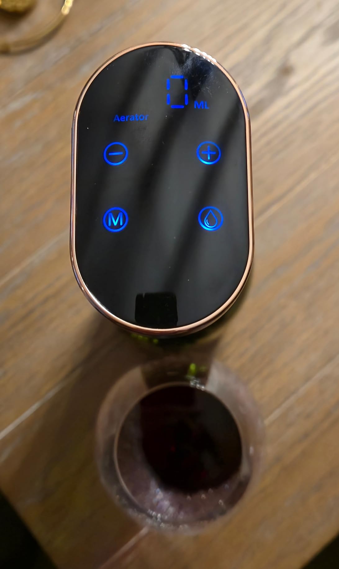 5-in-1 Electric Wine Dispenser Aerator | Automatic Pourer Decanter Spout | Smart Liquor & Whiskey Pump | LED Touch Screen, Instant Aeration, One Touch Precision Pour 1-999mL | Birthday Gift Essential customer photo 1