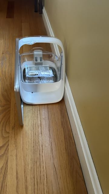 Microchip Pet Feeder - Rechargeable Selective-Automatic Cat Feeder with RFID & Microchip Recognition - Stainless Steel Bowl - Prevents Food Stealing in Multi-Cat Homes - for Wet and Dry Food customer photo 2
