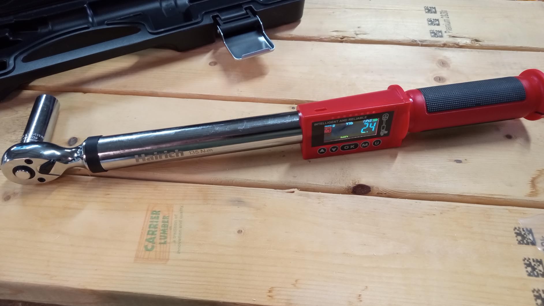 Hairich 3/8 torque wrench digital, Electric Torque Wrench 5-100FT-LB customer photo 2