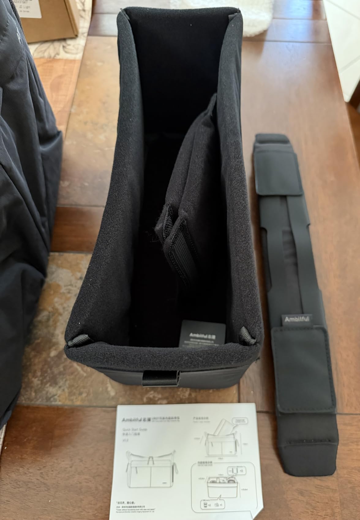 AMBITFUL Camera Messenger Bag for Photographers Shoulder bag, 9L Beige | Lightweight Sling Bag with Adjustable Dividers Camera Bag Fits Mirrorless DSLR Camera, Lens, Action Camera, Drones customer photo 1